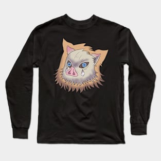 Inosuke boar head Long Sleeve T-Shirt